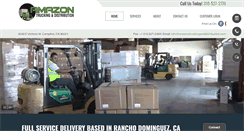 Desktop Screenshot of amazontruckinganddistribution.com